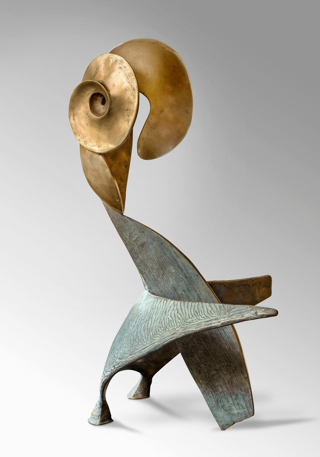 Catherine François, Chimère ( envol )1/8, Bronze 8EX + 4EA, H57 x L57 x P30cm,2024.
