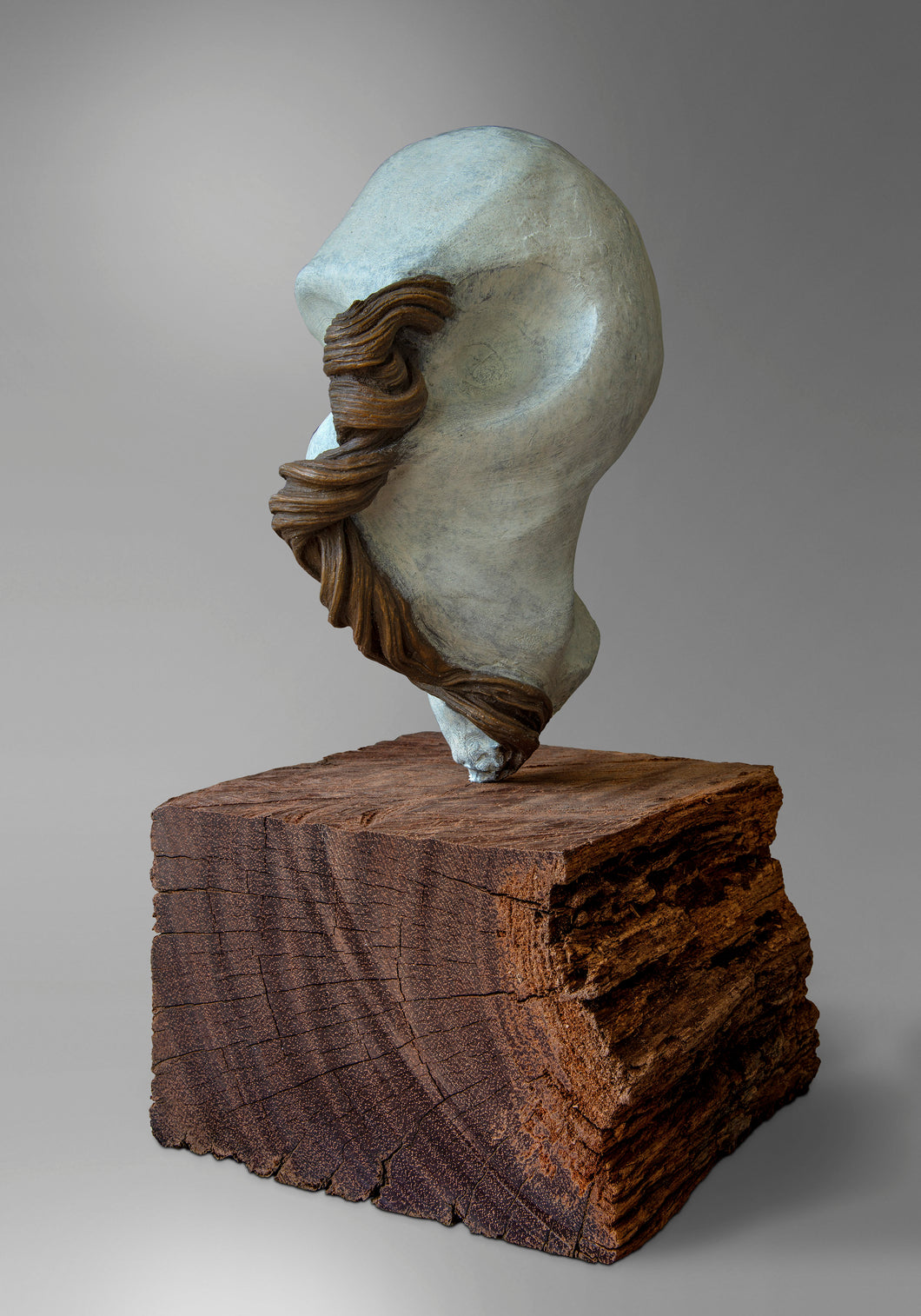 Catherine François, Tête vieille branche, bronze, Ed. 1/8+ 4EA, 40 x 40 x 20 cm, 2021