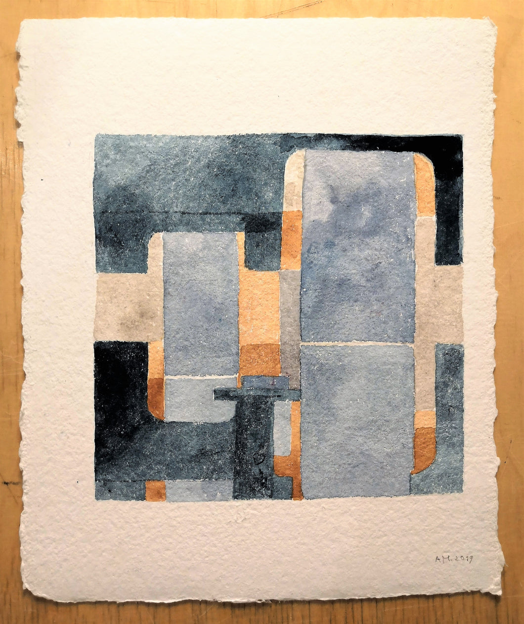 Anna MARK, Gouaches, Gouache sur papier, 32 x 25 cm, 2019