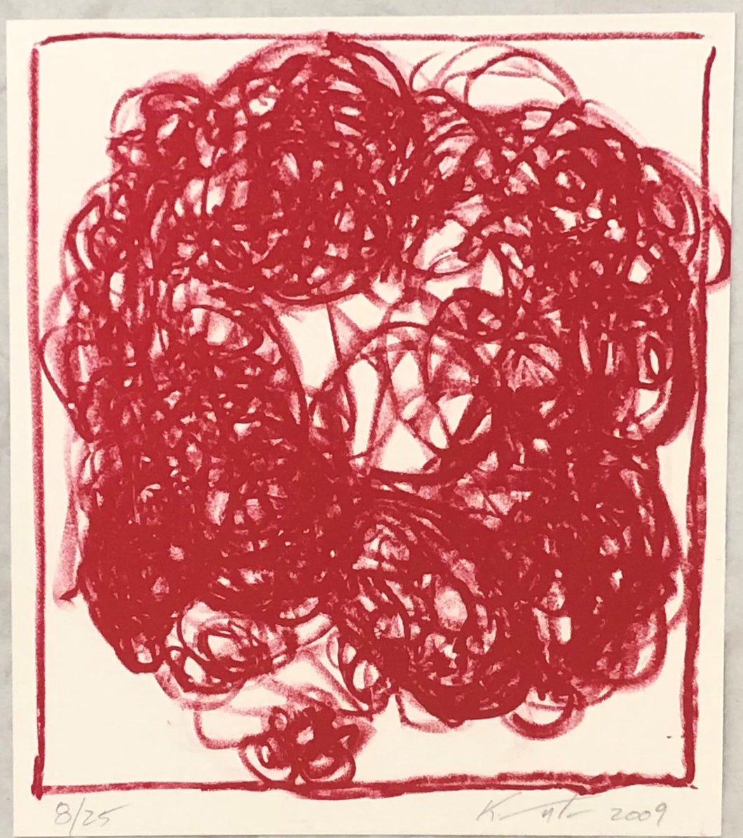 Jeff KOWATCH, Sans titre, 8-25, Lithographie, 21 x 17 cm, 2009